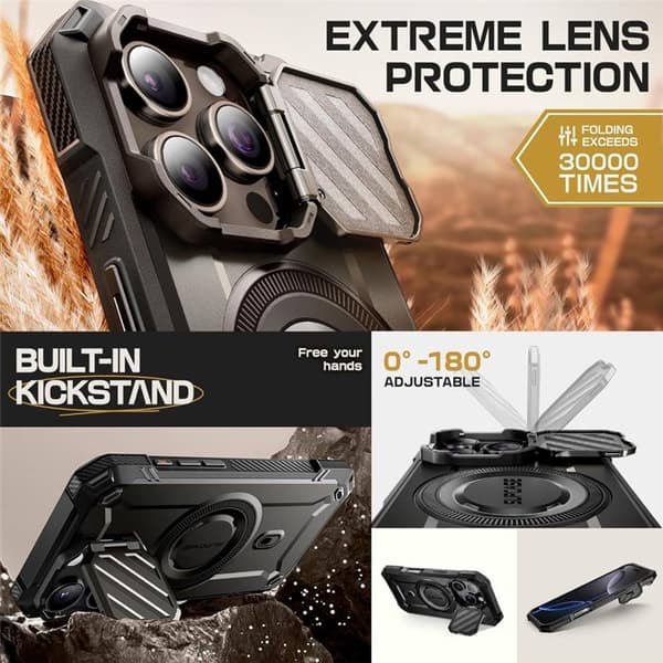 SUPCASE UB Mag XT cover til Apple iPhone 16 Pro Max - Sort