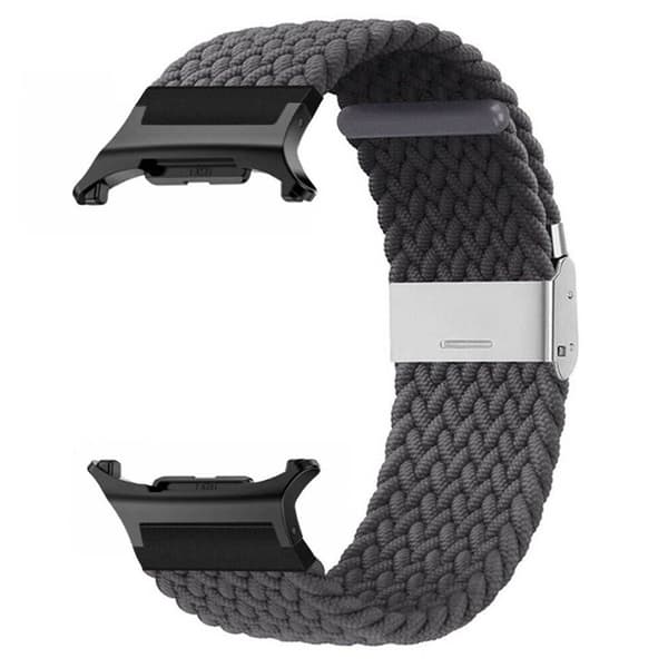Flettet elastisk urrem til Samsung Galaxy Watch 9 (44mm) - Skygr