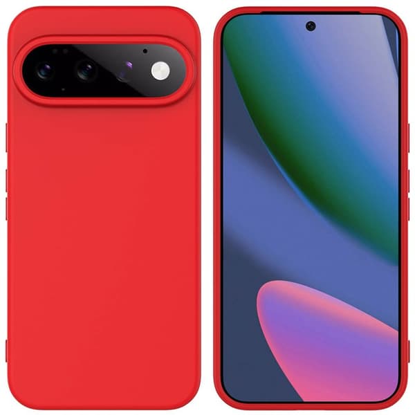 Liquid silikon skal till Google Pixel 11 Pro XL - China Red