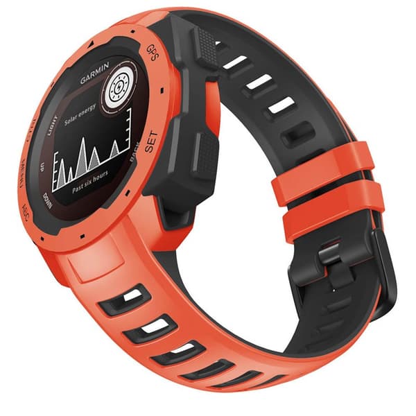 Twin Sport urrem til Garmin Instinct 2 - Orange/sort