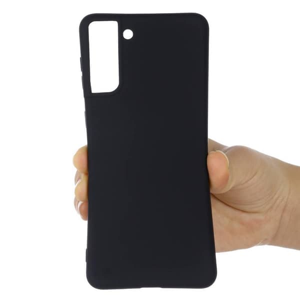 Liquid silikone cover til Samsung Galaxy S22 - Sort