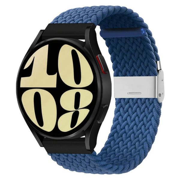 Flettet Elastisk urrem til Samsung Galaxy Watch 6 (44mm) - BlÃ¥