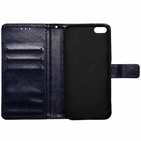Wallet cover 3-kort til Apple iPhone 16e - MÃ¸rkeblÃ¥