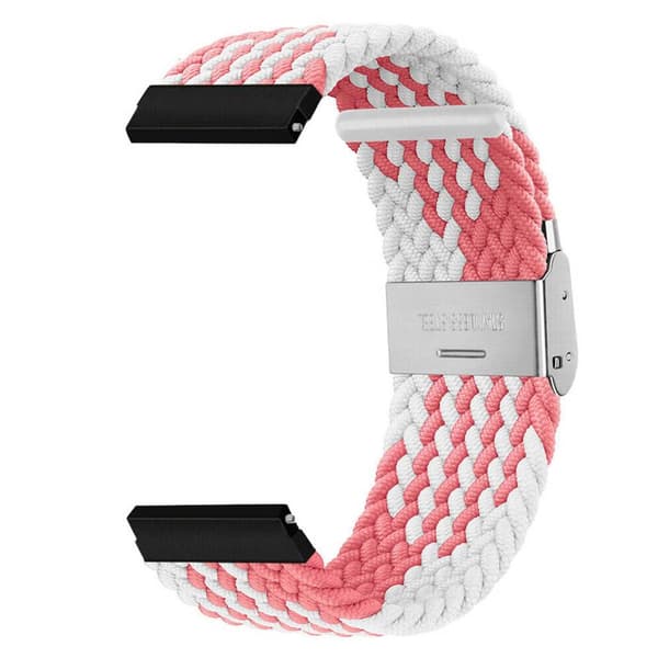 Flettet Elastisk urrem til Garmin Forerunner 265 - pinkwhite