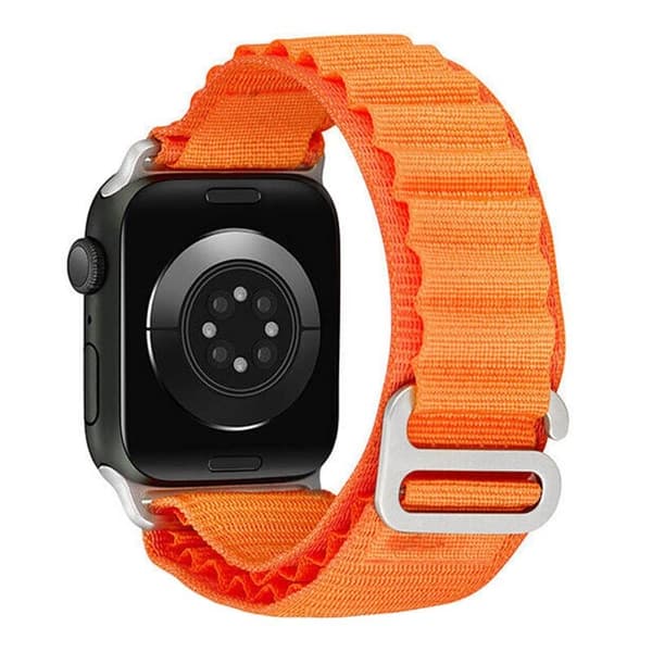 Artic nylon urrem til Apple Watch 9 (41mm) - Orange