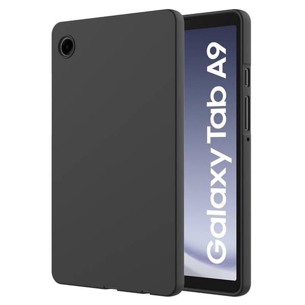Liquid silikone tabletcover til Samsung Galaxy Tab A9 - Sort