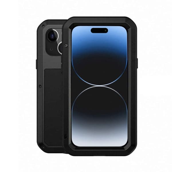 LOVE MEI Powerful cover til Apple iPhone 15 Plus - Sort