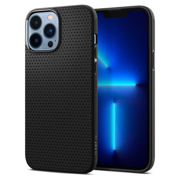 Spigen Liquid Air cover til Apple iPhone 13 Pro Max - Sort