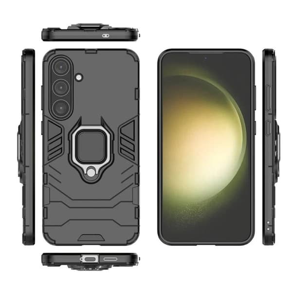 Hybrid Ring Case til Samsung Galaxy S25 - Svart