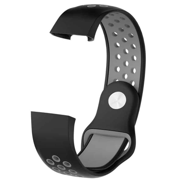 EBN Sport Kellon ranneke Fitbit Charge 3 - musta / harmaa