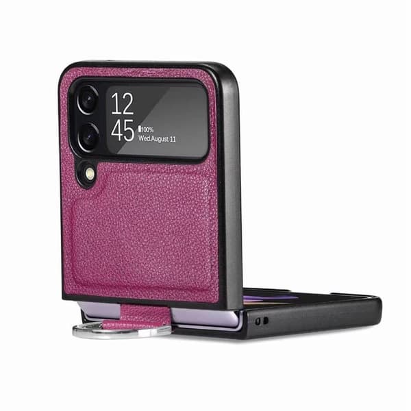 Ring deksel til Samsung Galaxy Z Flip 4 - Lilla