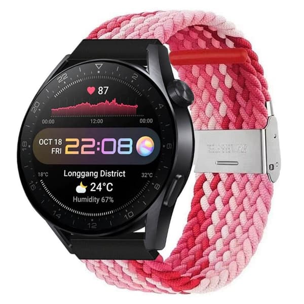 Flettet Elastisk urrem til Huawei Watch 3 Pro (48mm) - gradientr