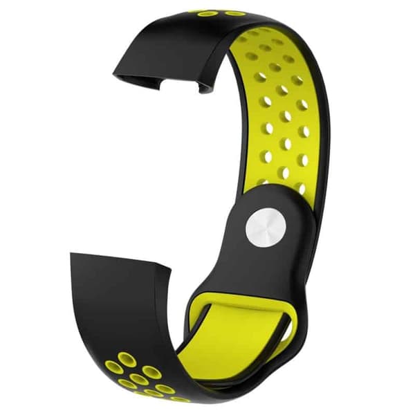 EBN Sport urrem til Fitbit Charge 3 - Sort / gul