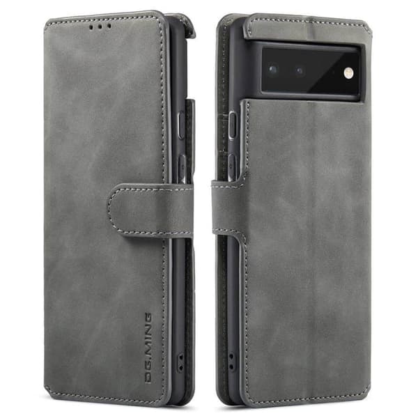 DG-Ming Wallet cover 3-kort til Google Pixel 6 - Grå