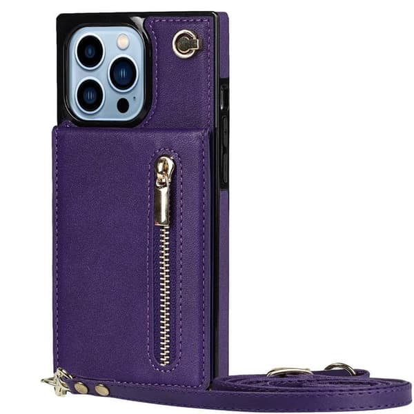 Zipper halskÃ¦de cover til Apple iPhone 16 Pro - Lilla