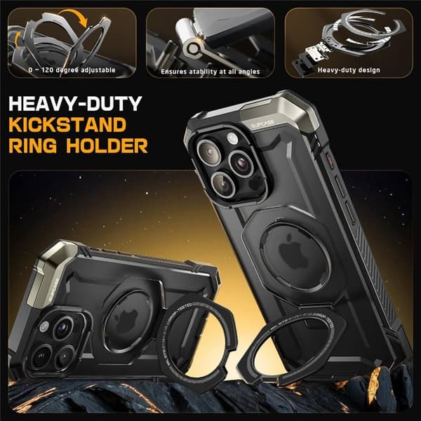 SUPCASE UB Grip cover til Apple iPhone 16 Pro Max - Sort