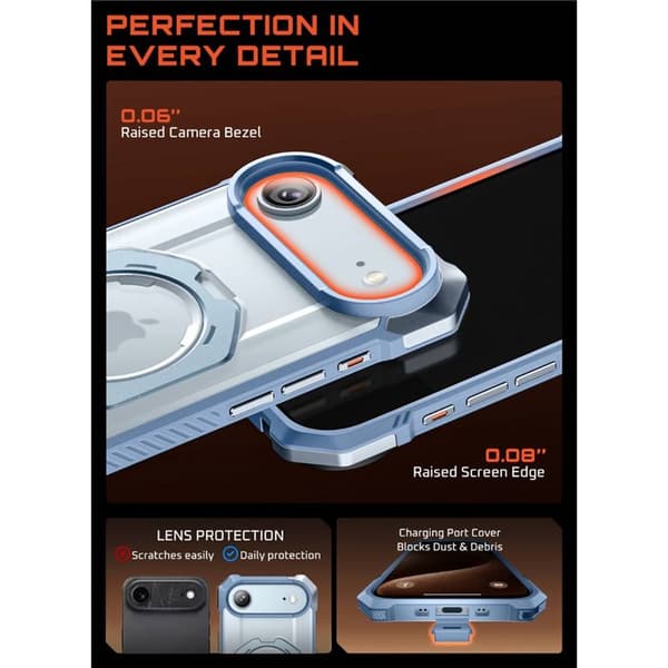 SUPCASE UB Grip deksel til Apple iPhone Air - Arctic