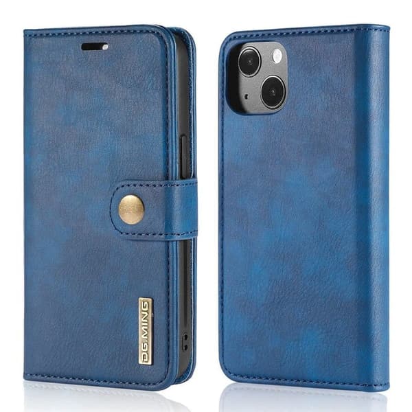 Wallet DG-Ming 2i1 til Apple iPhone 14 - Blå