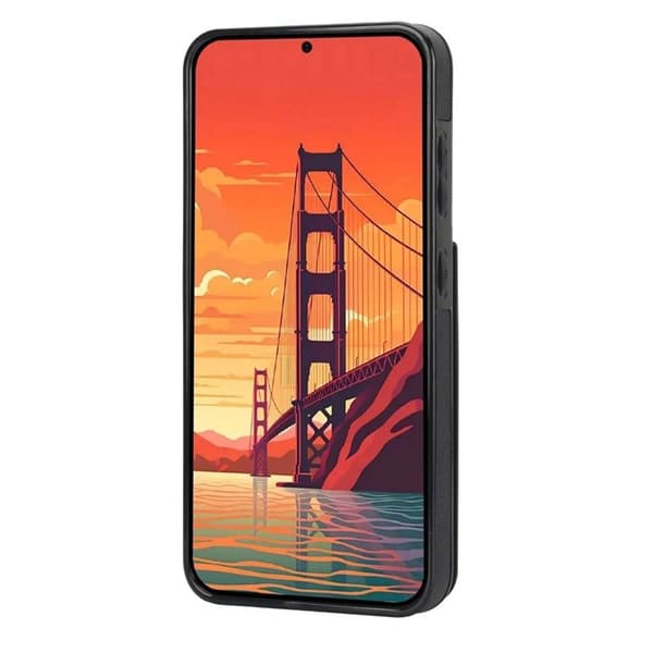 Zipper halskÃ¦de cover til Samsung Galaxy S25 - Sort