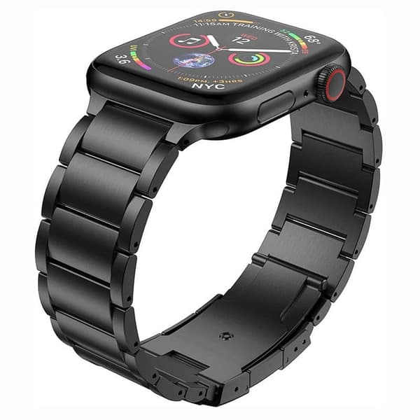 BEAD Titanium urrem til Apple Watch 7 (45mm) - Sort