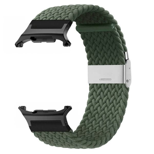 Flettet elastisk urrem til Samsung Galaxy Watch 9 (44mm) - Army