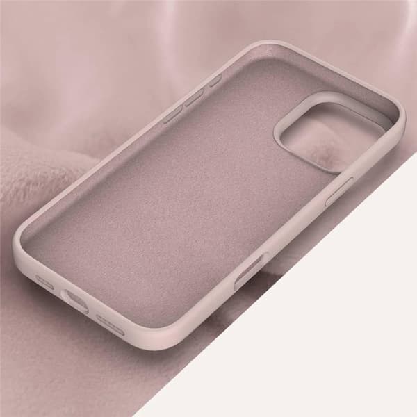 Liquid silikonisuoja Apple iPhone 16 Pro - Pink Sand