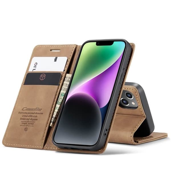CaseMe mobildeksel 013 til Apple iPhone 14 Plus - Brun
