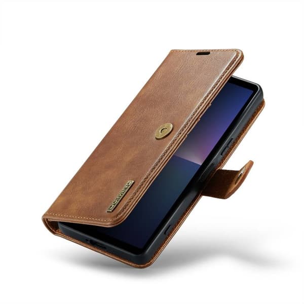 Wallet DG-Ming 2i1 til Sony Xperia 5 V - Brun