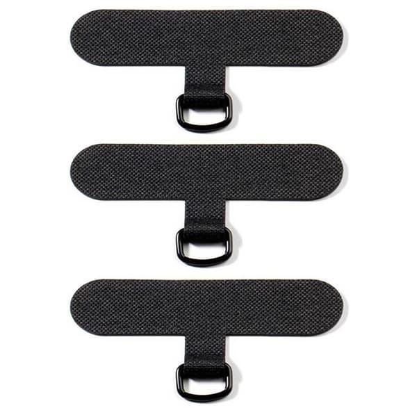 3-pack Universal fästbricka - Svart