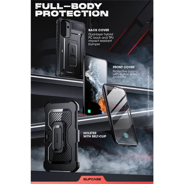 SUPCASE UB Pro kotelo Samsung Galaxy A54 5G - Musta