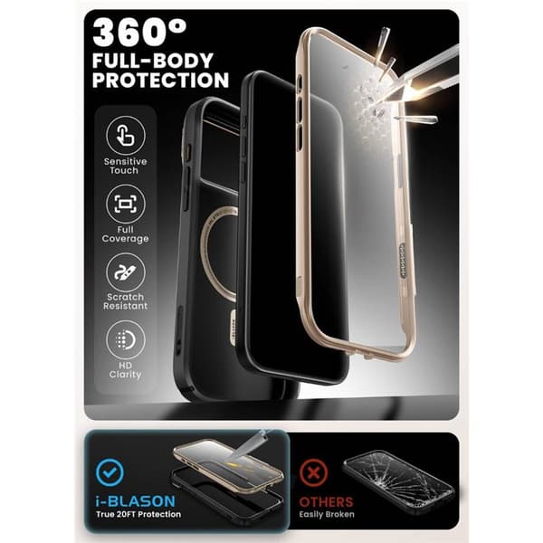 i-Blason Ares Flip deksel til Apple iPhone 17 Pro Max - Desert