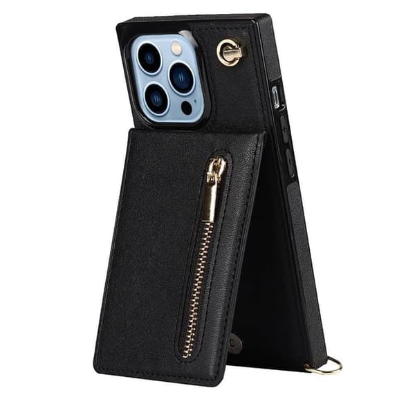 Zipper halskÃ¦de etui til Apple iPhone 13 Pro Max - Sort