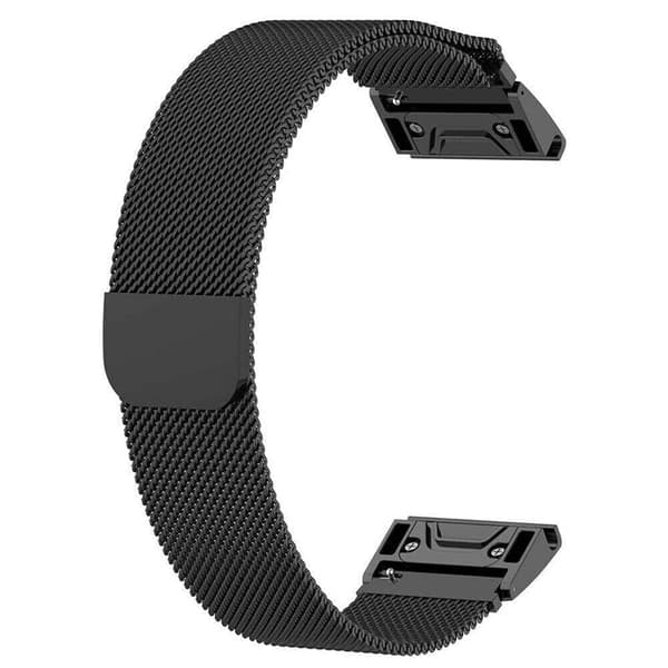 Milanese magnetisk urrem til Garmin Tactix 7 Pro - Sort