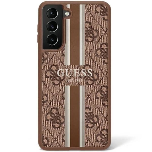 Guess Hardcase 4G printed stripe til Samsung Galaxy S23 - Brun