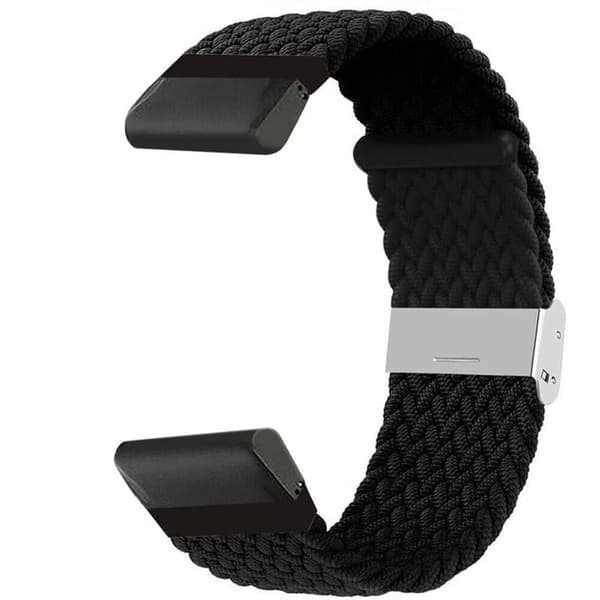Flettet Urrem til Garmin Fenix 6X - Black