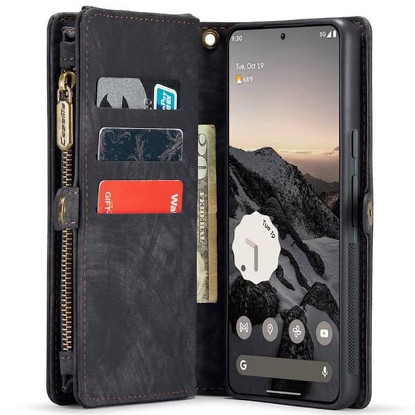 CaseMe mobilcover 008 8-kort til Google Pixel 11 Pro - Sort/grå