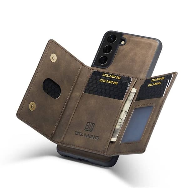 DG-Ming M2 deksel til Samsung Galaxy S22 Plus - Coffee