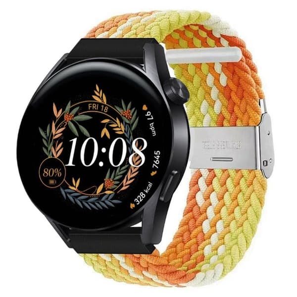 Flettet Elastisk urrem til Huawei Watch GT3 (42mm) - Gradientora