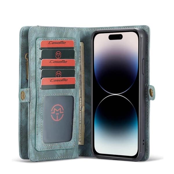 CaseMe mobildeksel 008 11-kort til Apple iPhone 14 Pro Max - BlÃ