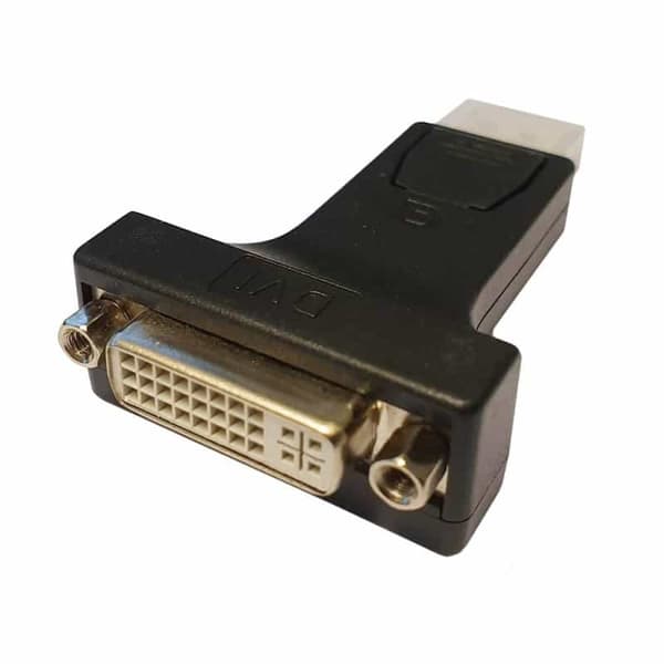 Adapter DVI hunn til DP hann