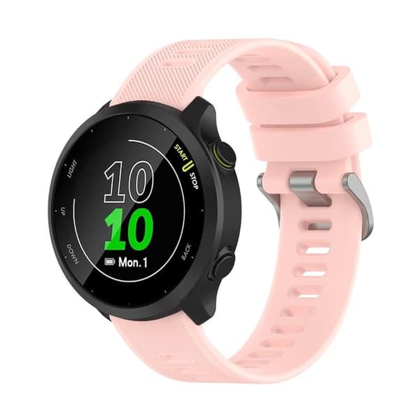 RIB kellon ranneke Garmin Forerunner 55 - Vaaleanpunainen