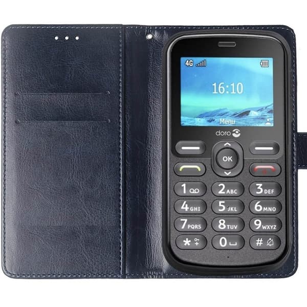 Wallet cover 2-kort til Doro 1881 - Mørkeblå