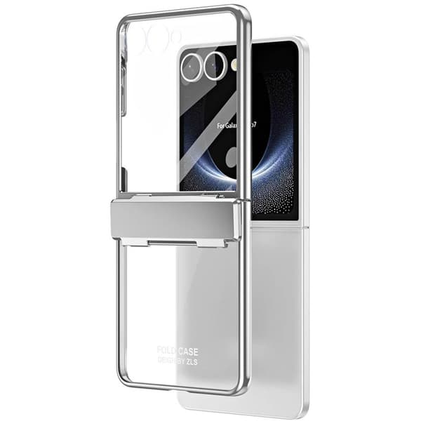 Phantom Armor deksel til Samsung Galaxy Z Flip 7 – Ice Silver