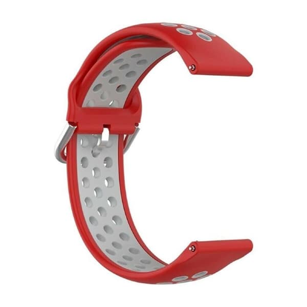 EBN kellon ranneke OnePlus Watch Lite - Punainen/harmaa