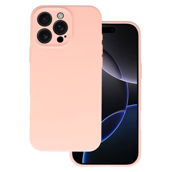 Silicone Lite Case til Apple iPhone 16 Pro Max - Peach