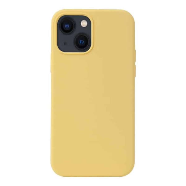 Liquid silikone cover til Apple iPhone 14 Plus - Canary Yellow