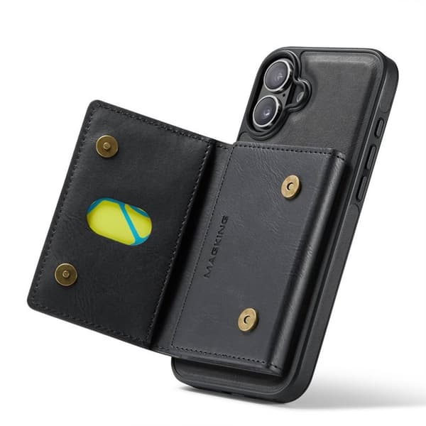 DG-Ming Magking K2 2i1 cover til Apple iPhone 16 Plus - Sort
