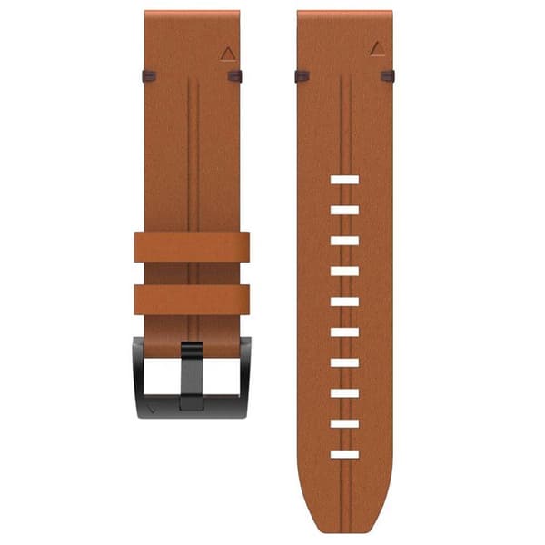 Nail læder urrem easyfit til Garmin Forerunner 935 - Chestnut