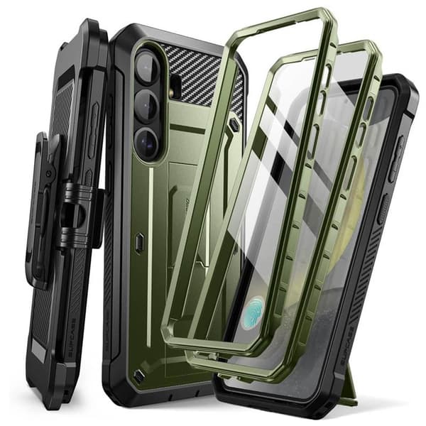SUPCASE UB Pro 2-set til Samsung Galaxy S25 - Guldan