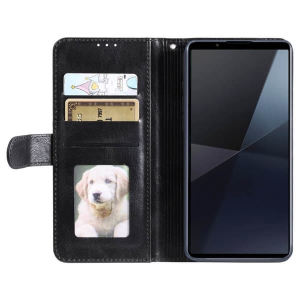 Tegnebogscover 6-kort til Sony Xperia 10 VI - Sort